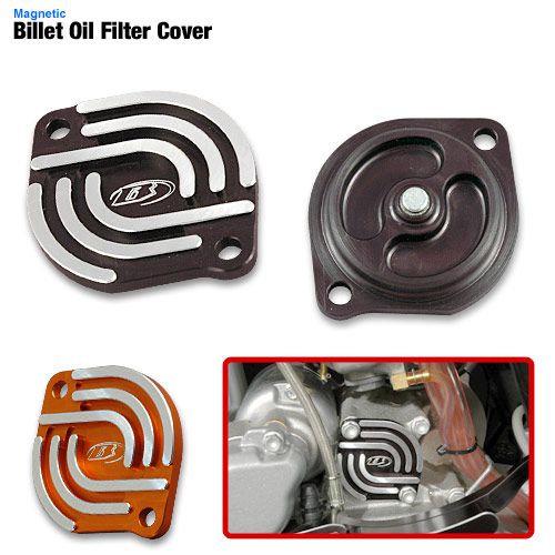 BRP Billet KTM Oil Filter Cover W/ Magnet 00-07 all RFS except 0