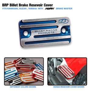 BRP Billet Brake Master Cover 00-08 Kawasaki KX/KDX/KXF/KLX W/Ni