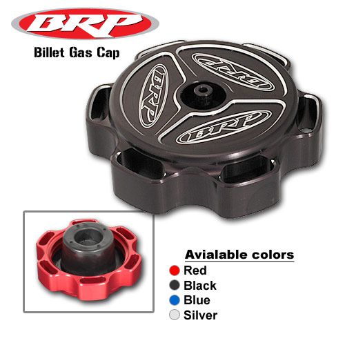 Outlaw Racing Billet Anodized Gas Fuel Tank Cap With Vent Hose Black Yamaha YFM700 RAPTOR Honda CR125R CR250R CR85R CRF100F CRF110F CRF150F/R CRF230F Outlaw Racing Products 