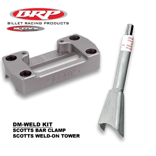 SCOTTS Dirt Mount Weld-on Kit 91-94 Kawasaki KDX 250 (DM-WELD)