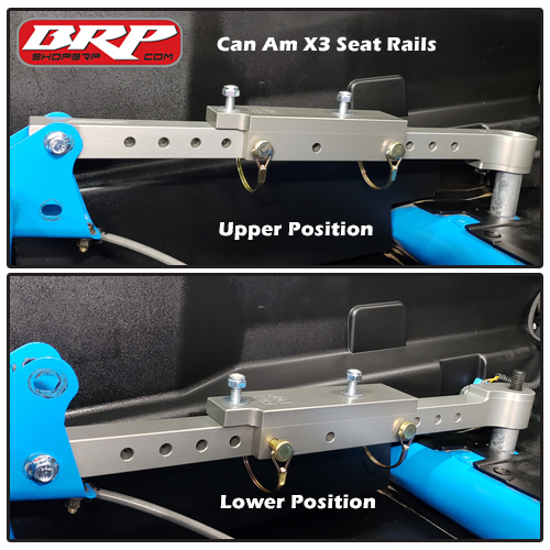 Can Am X3 Billet Seat Rails, Can Am Maverick Parts