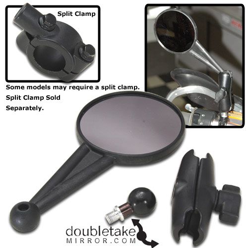 Double Take Mirror Assembly, Dual Sport Mirror
