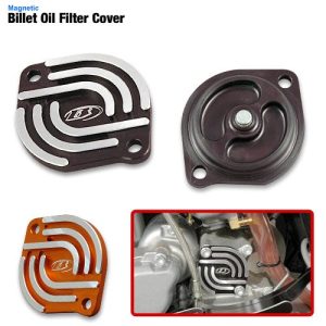 Oil Filter Cover w/ Magnet 00-07 ALL RFS 4 Stroke Orange