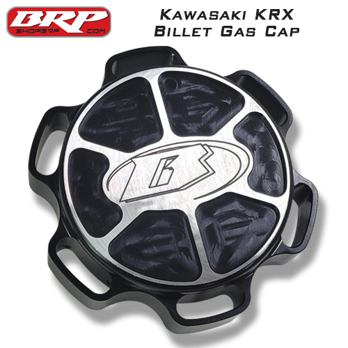 TSUZ Pro-Bolt Aluminium Fuel Cap Kit Kawasaki Black Kawasaki GTR1000 86-99 